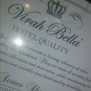 Virah Bella king bed set items are in last pic